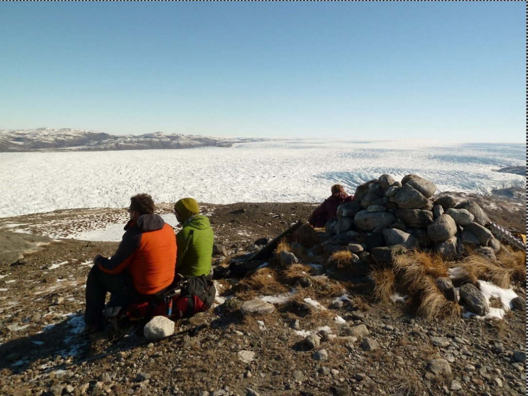 TSam, Tom and Tifenn enjoying a well earned rest whilst taking in what I (Sian) believe is the best view in the world!